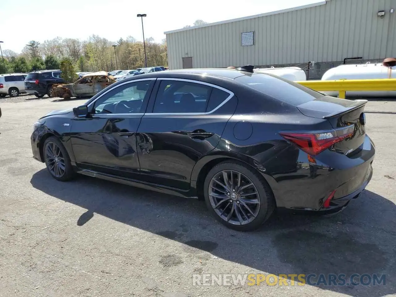 2 Photograph of a damaged car 19UDE2F81LA002528 ACURA ILX 2020