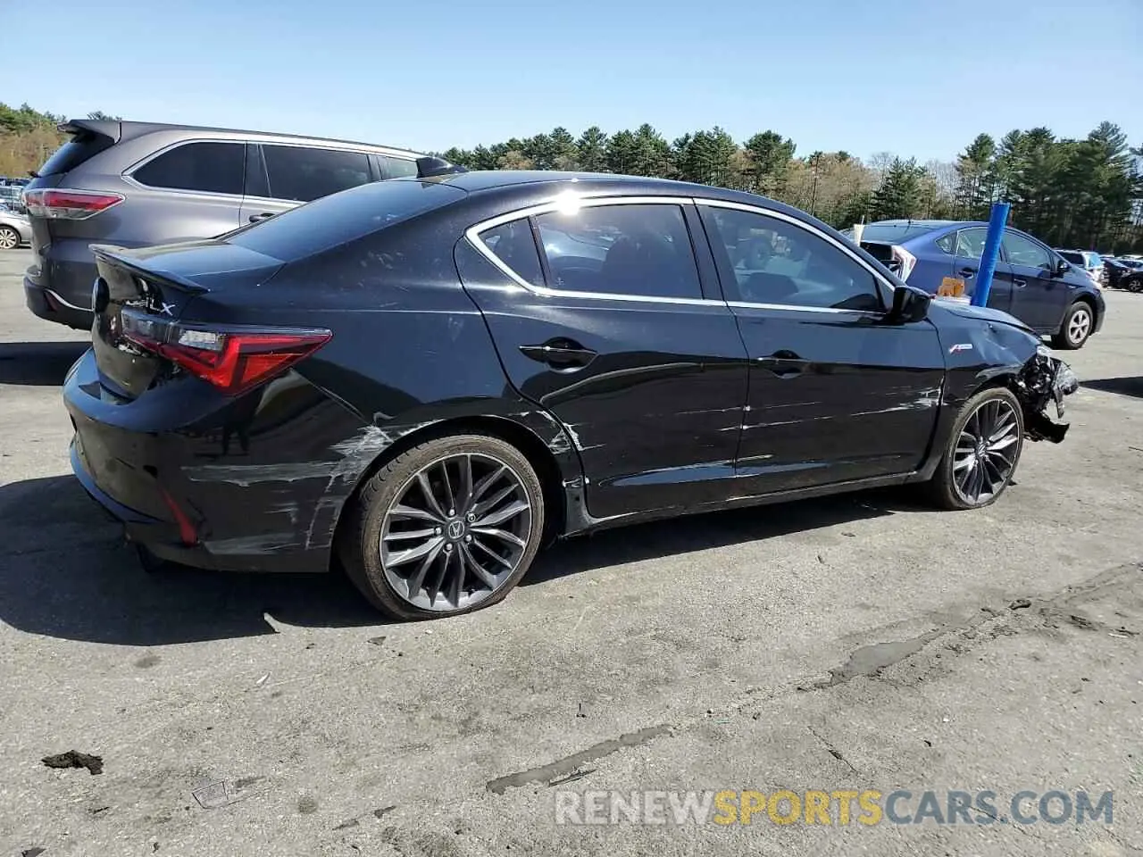 3 Photograph of a damaged car 19UDE2F81LA002528 ACURA ILX 2020