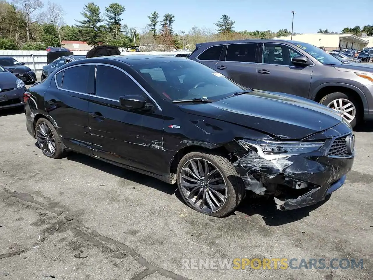 4 Photograph of a damaged car 19UDE2F81LA002528 ACURA ILX 2020