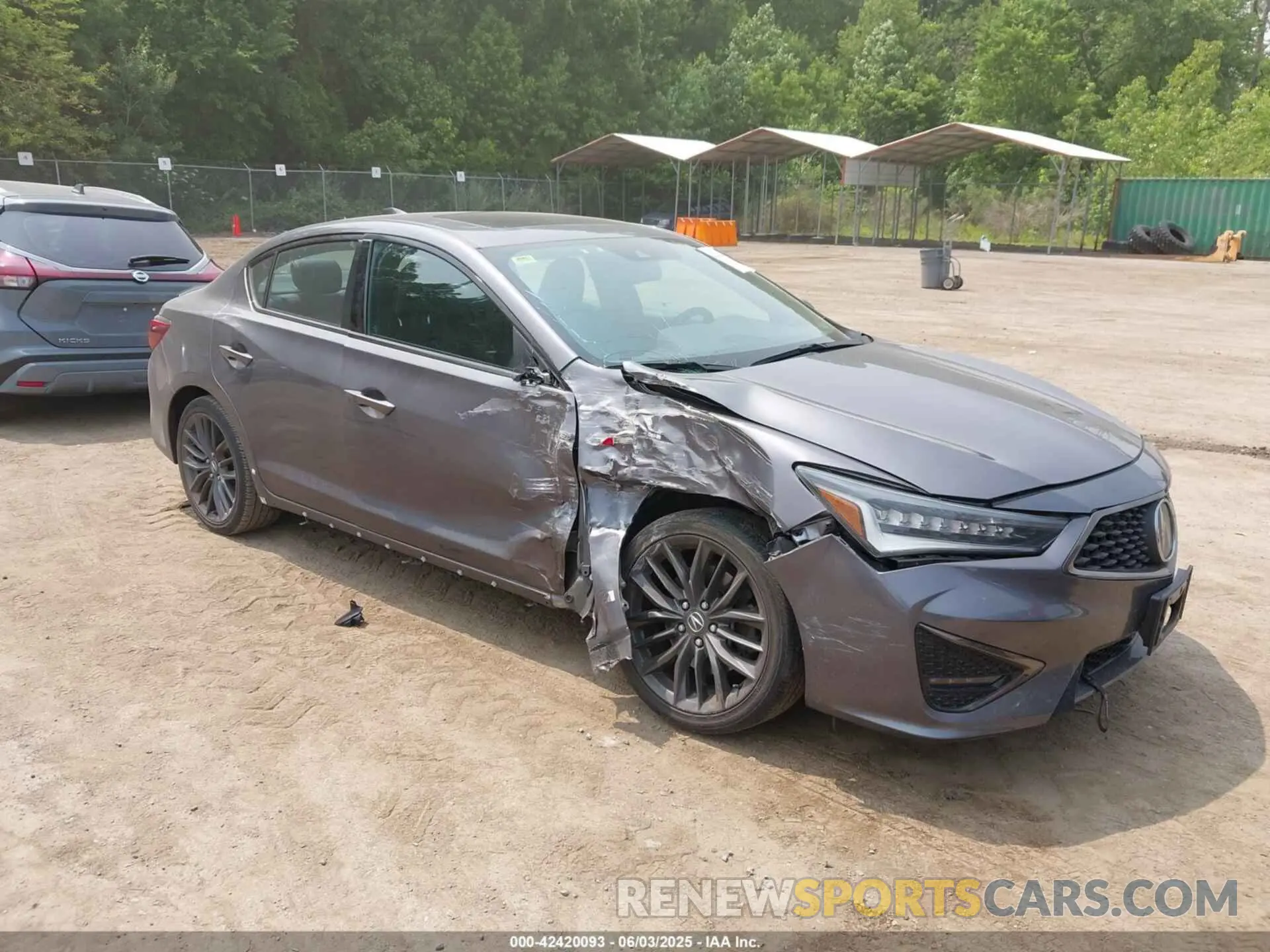 1 Photograph of a damaged car 19UDE2F81LA006207 ACURA ILX 2020