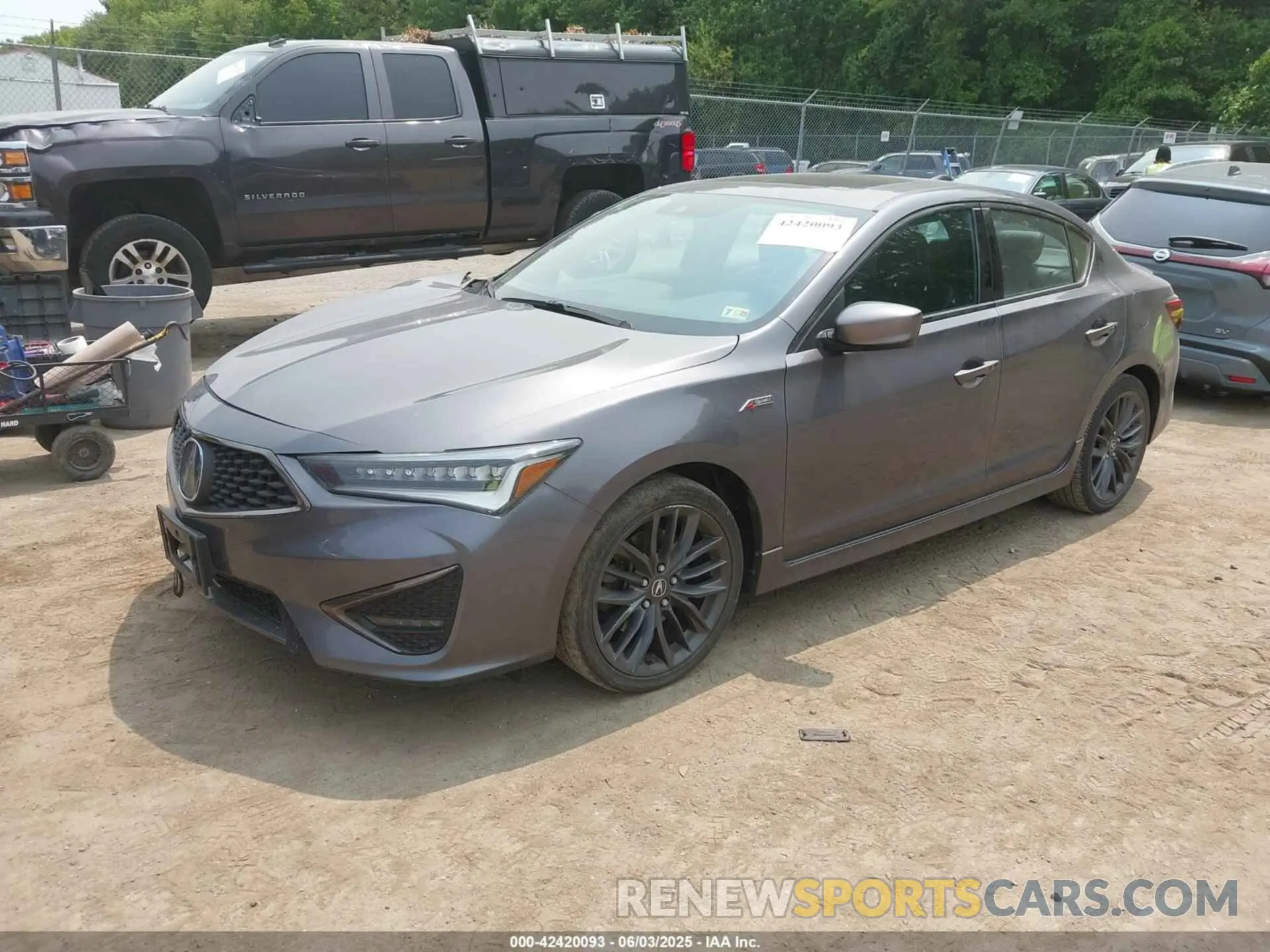 2 Photograph of a damaged car 19UDE2F81LA006207 ACURA ILX 2020