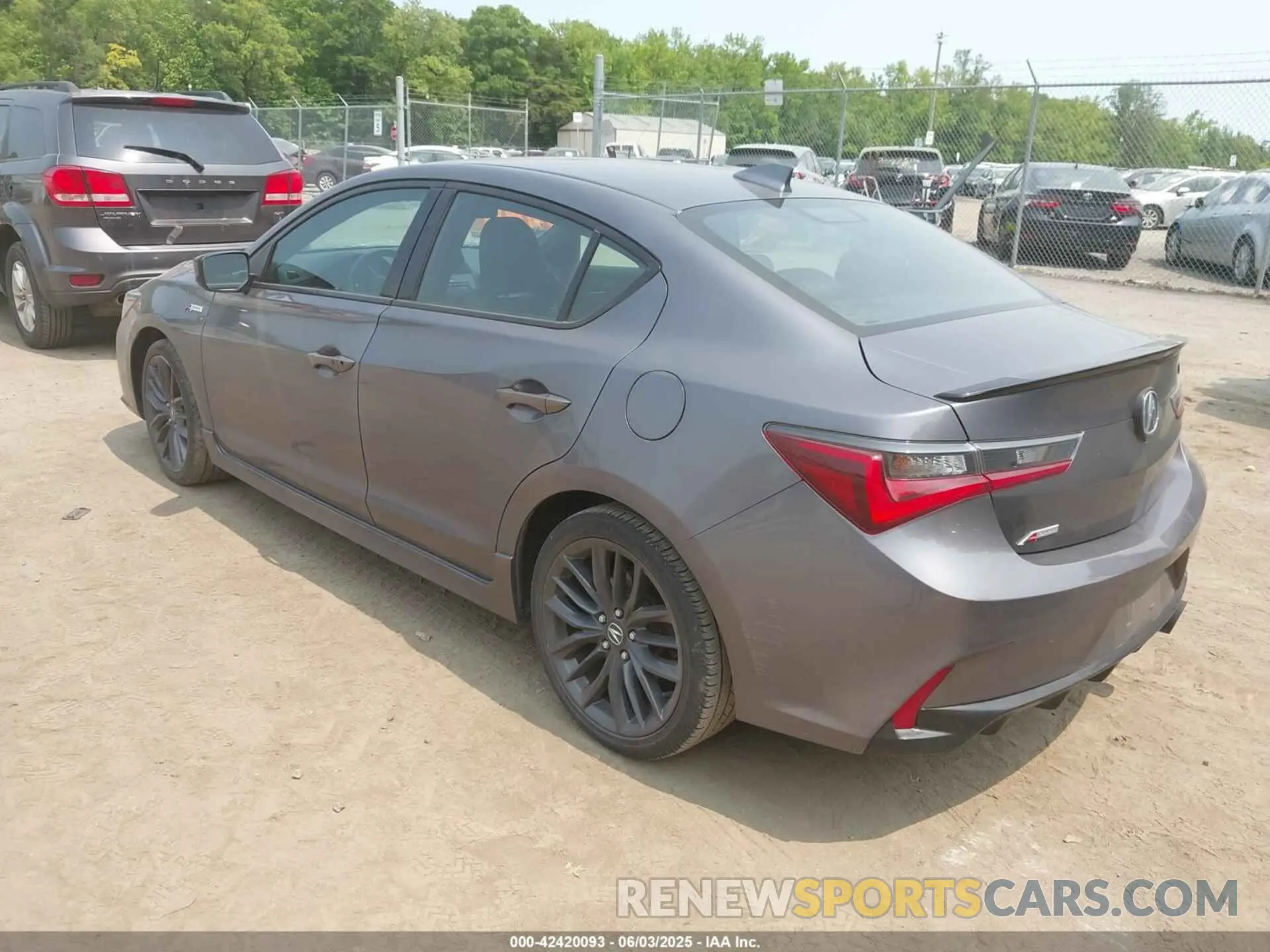 3 Photograph of a damaged car 19UDE2F81LA006207 ACURA ILX 2020