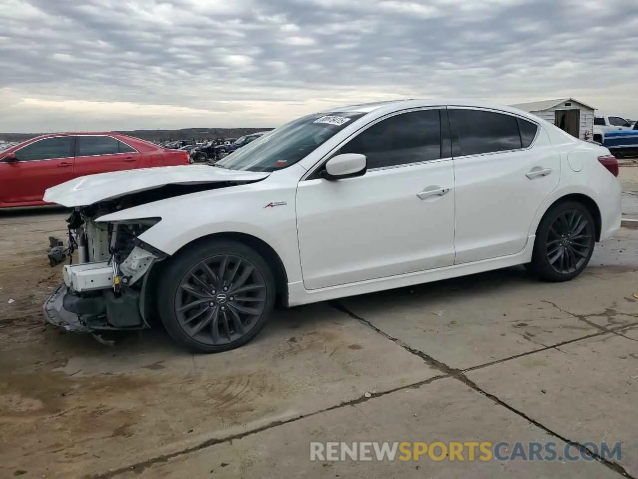 1 Photograph of a damaged car 19UDE2F83LA006726 ACURA ILX 2020