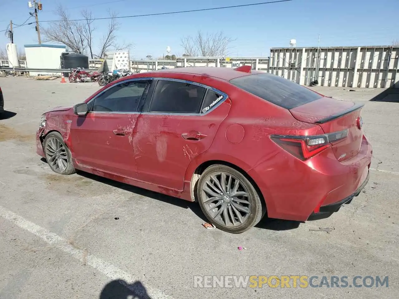 2 Photograph of a damaged car 19UDE2F83LA008654 ACURA ILX 2020