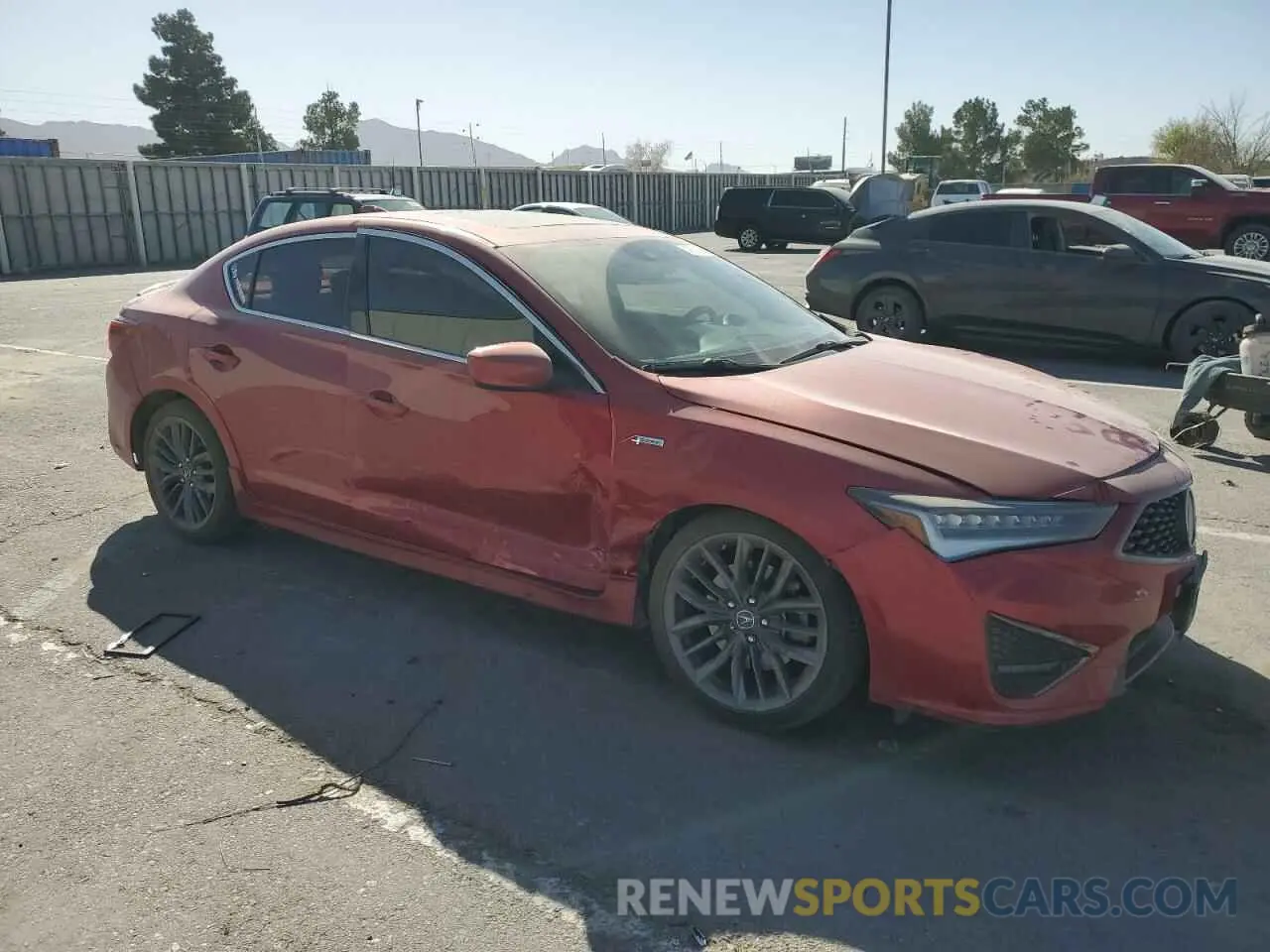 4 Photograph of a damaged car 19UDE2F83LA008654 ACURA ILX 2020