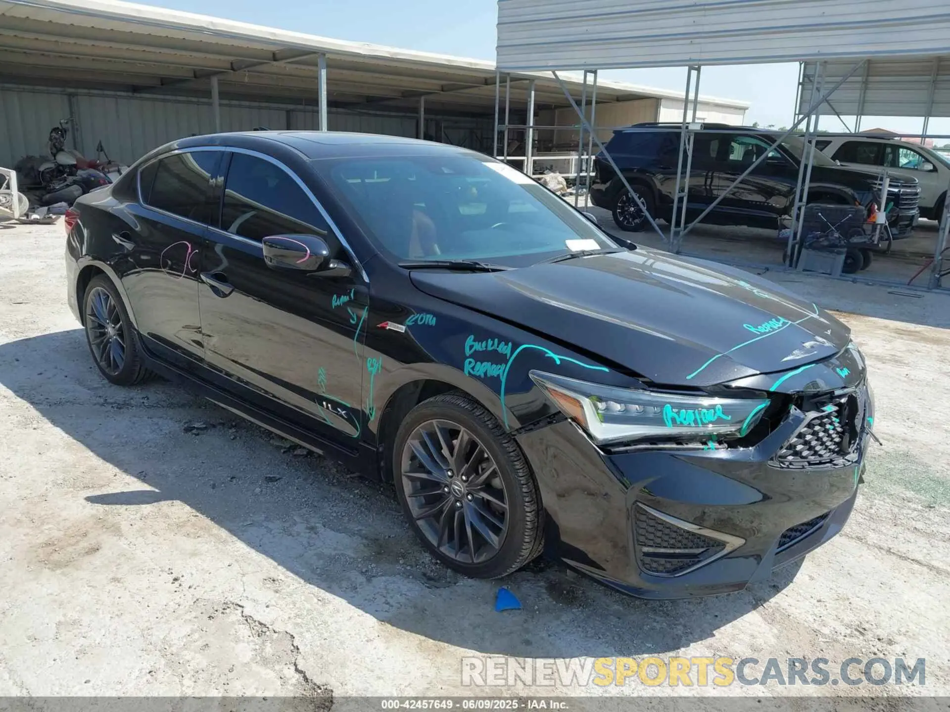 1 Photograph of a damaged car 19UDE2F84LA008176 ACURA ILX 2020