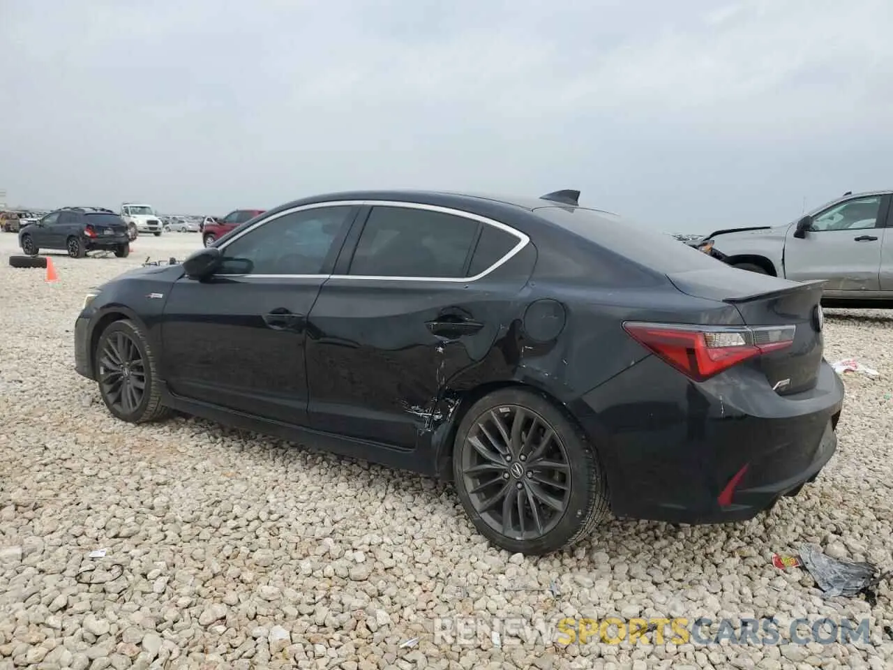 2 Photograph of a damaged car 19UDE2F84LA012048 ACURA ILX 2020