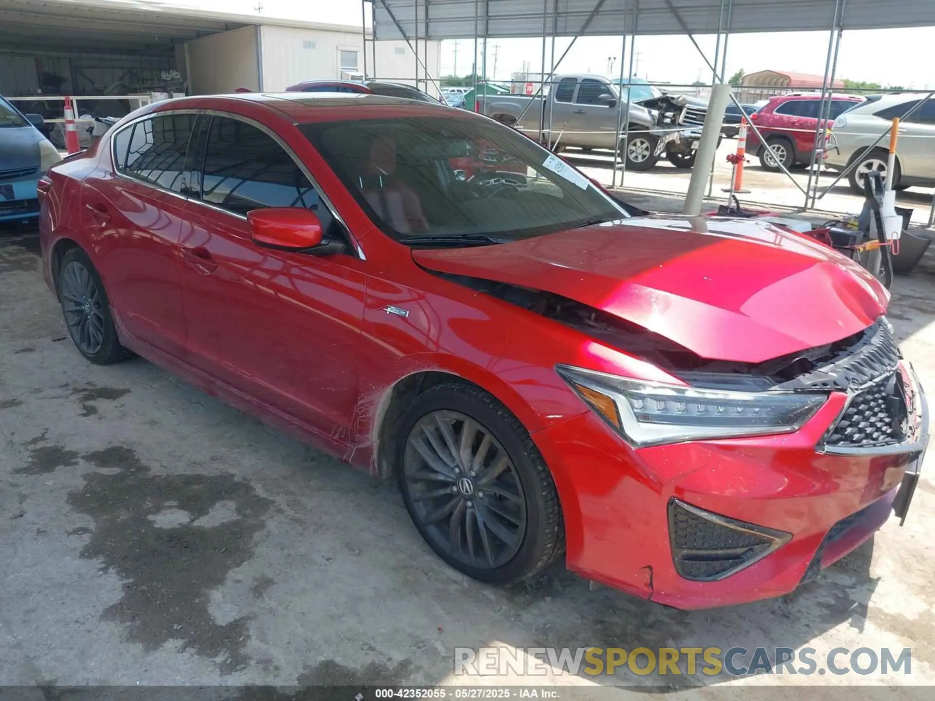 1 Photograph of a damaged car 19UDE2F85LA004444 ACURA ILX 2020