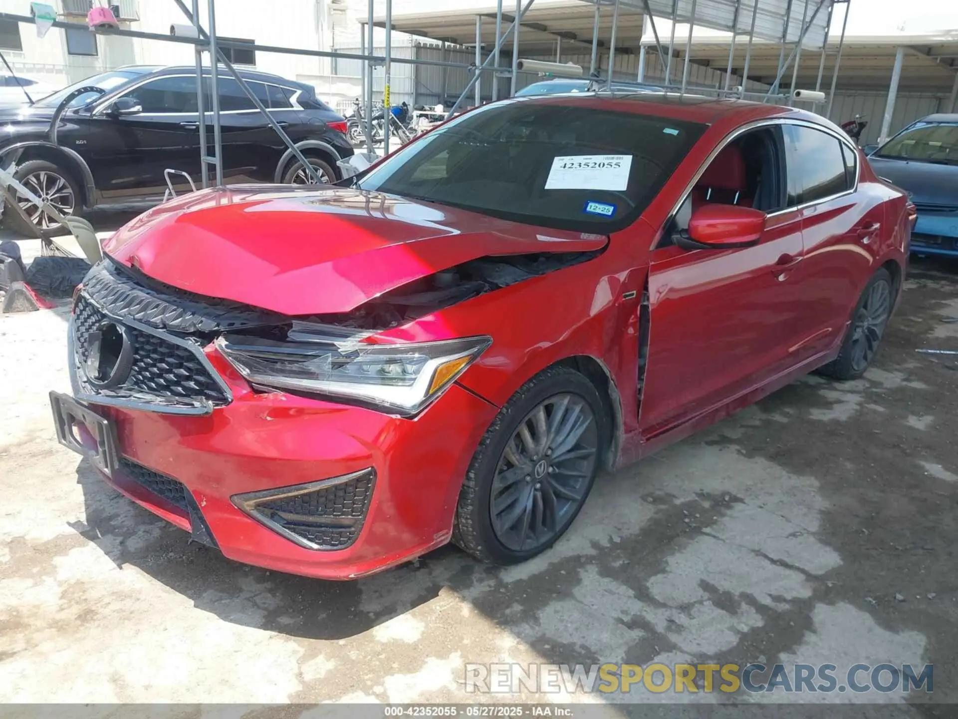 2 Photograph of a damaged car 19UDE2F85LA004444 ACURA ILX 2020