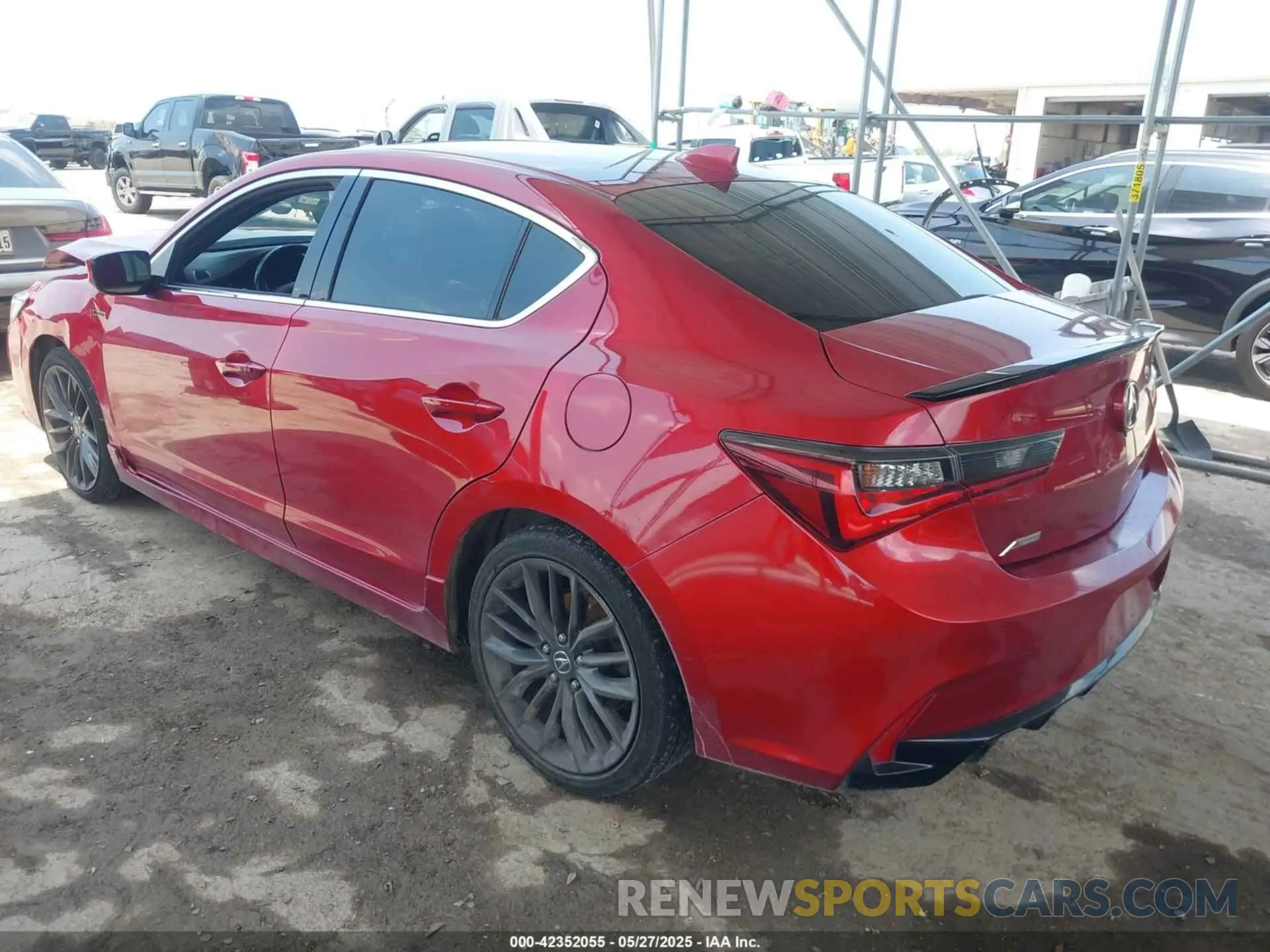 3 Photograph of a damaged car 19UDE2F85LA004444 ACURA ILX 2020