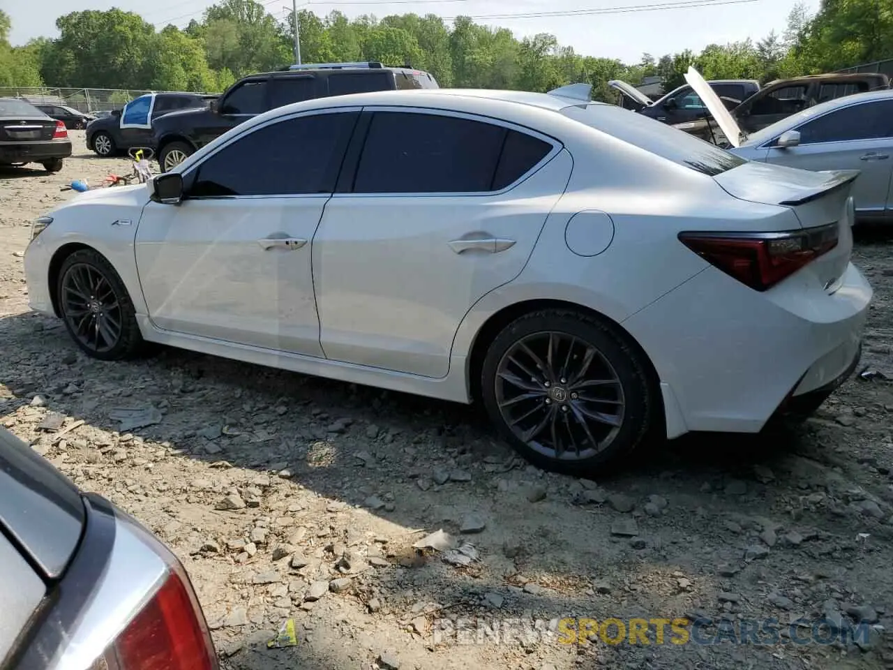 2 Photograph of a damaged car 19UDE2F87LA001741 ACURA ILX 2020