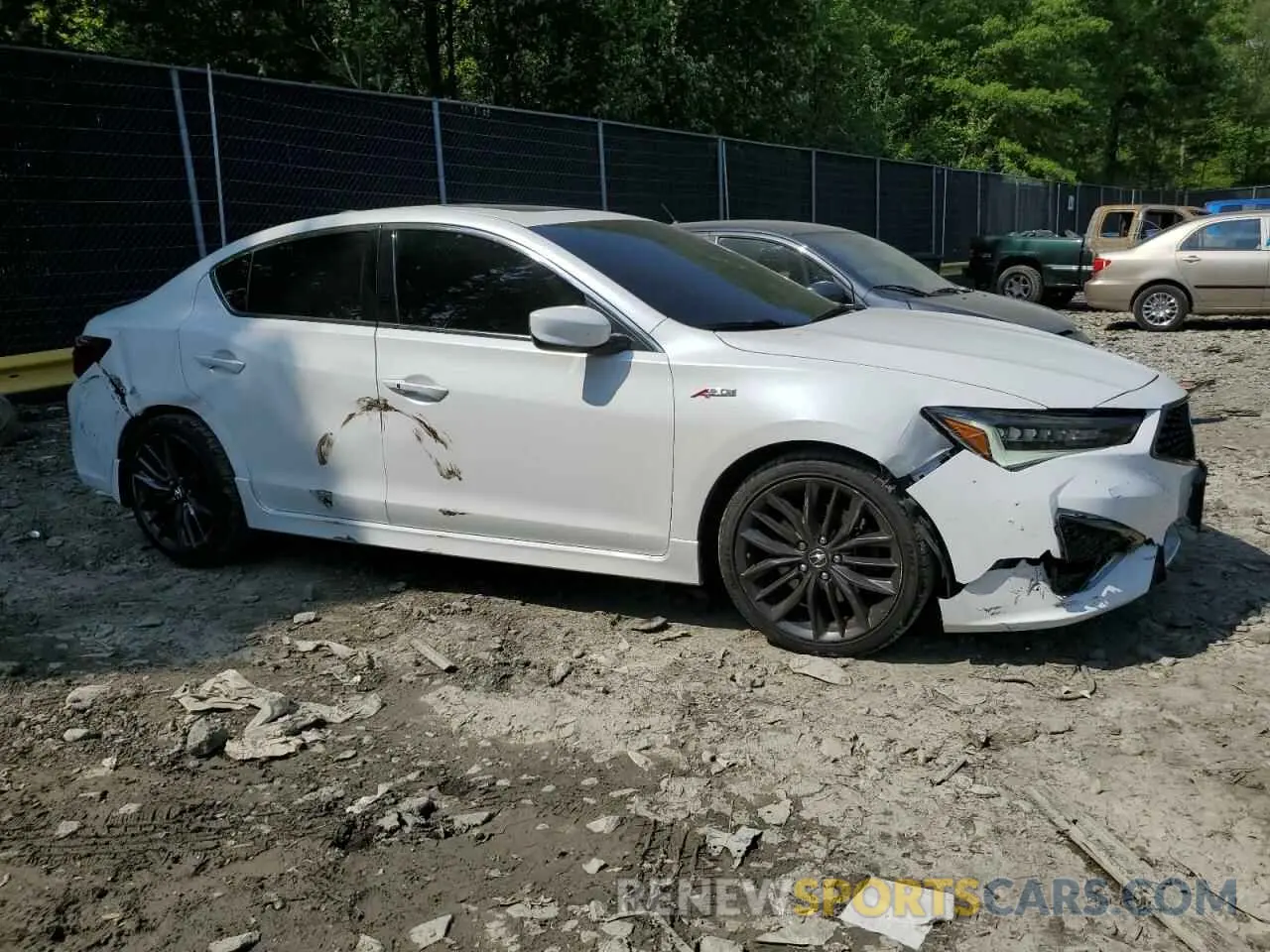 4 Photograph of a damaged car 19UDE2F87LA001741 ACURA ILX 2020