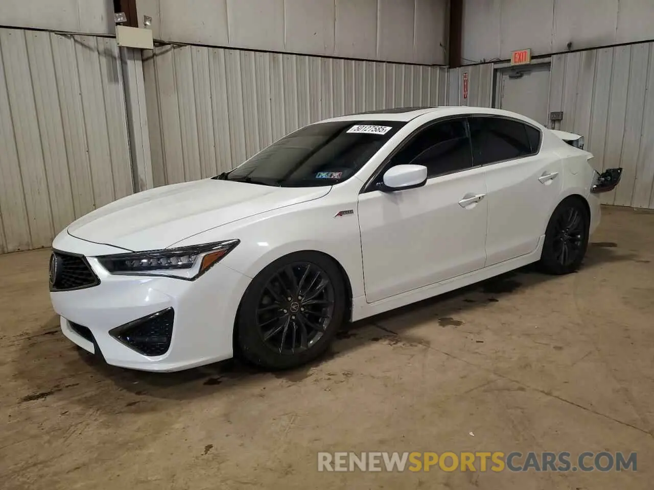1 Photograph of a damaged car 19UDE2F87LA006163 ACURA ILX 2020