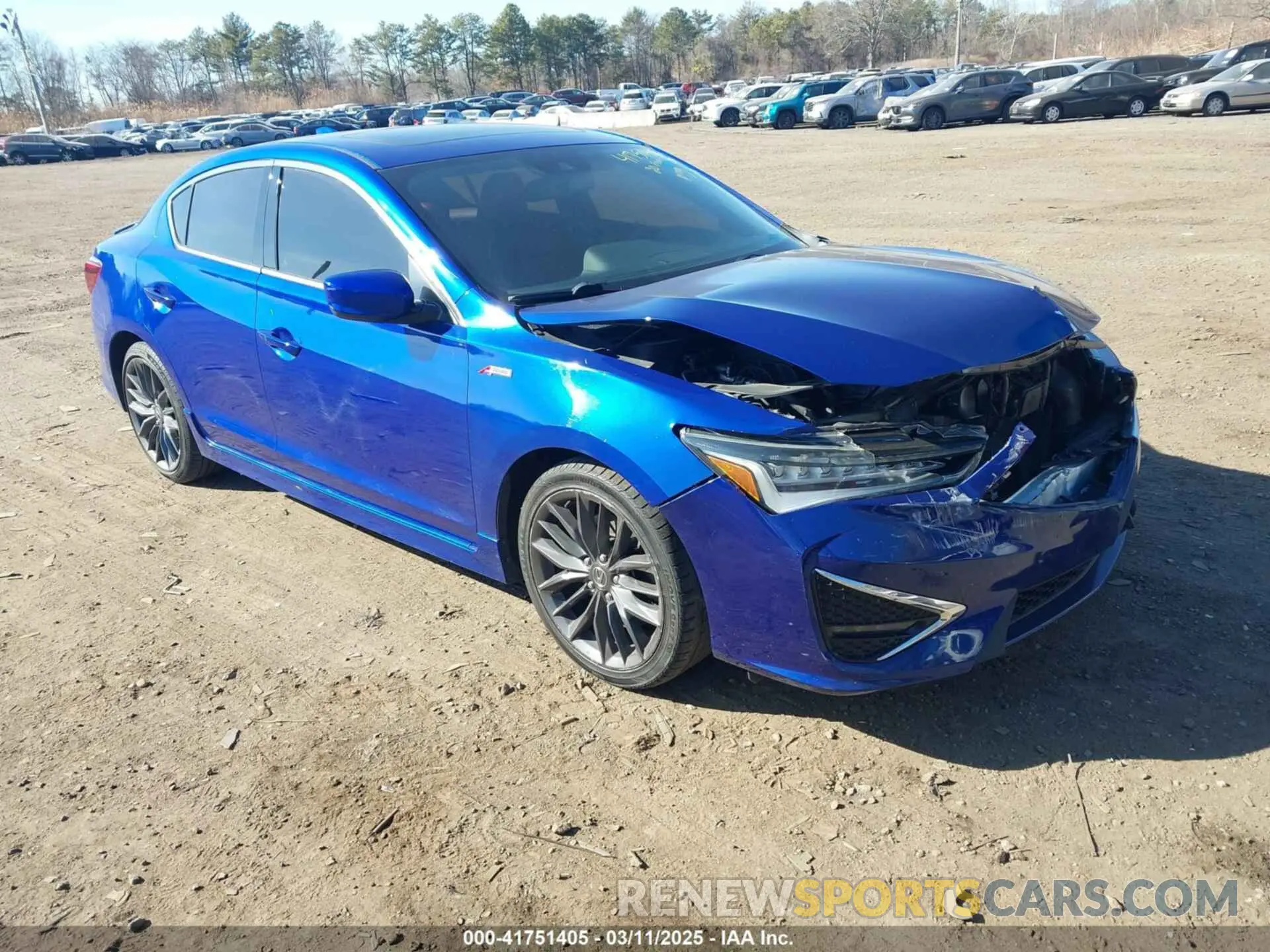 1 Photograph of a damaged car 19UDE2F89LA011459 ACURA ILX 2020