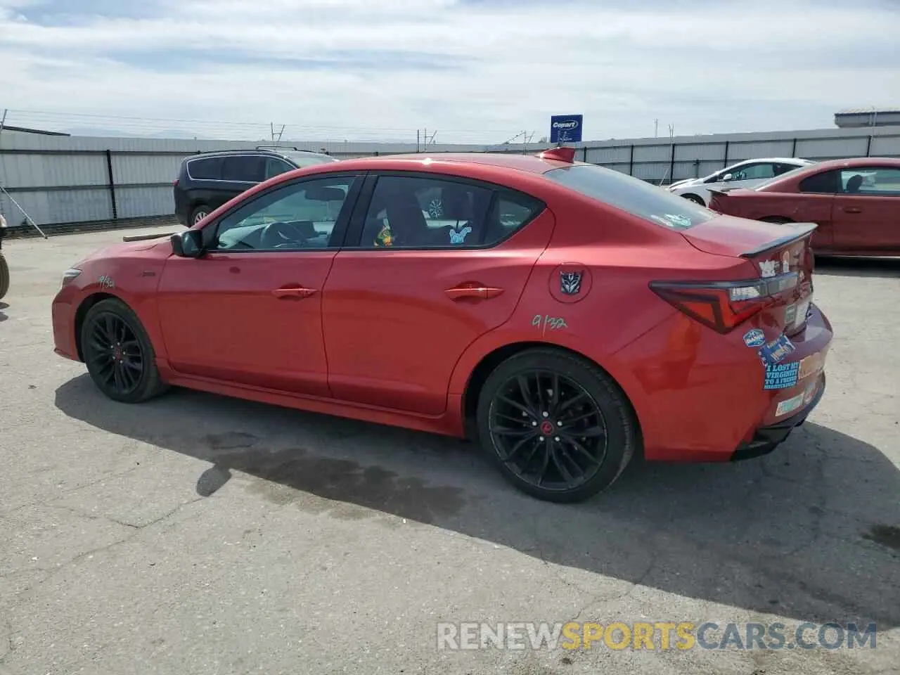 2 Photograph of a damaged car 19UDE2F8XLA002530 ACURA ILX 2020