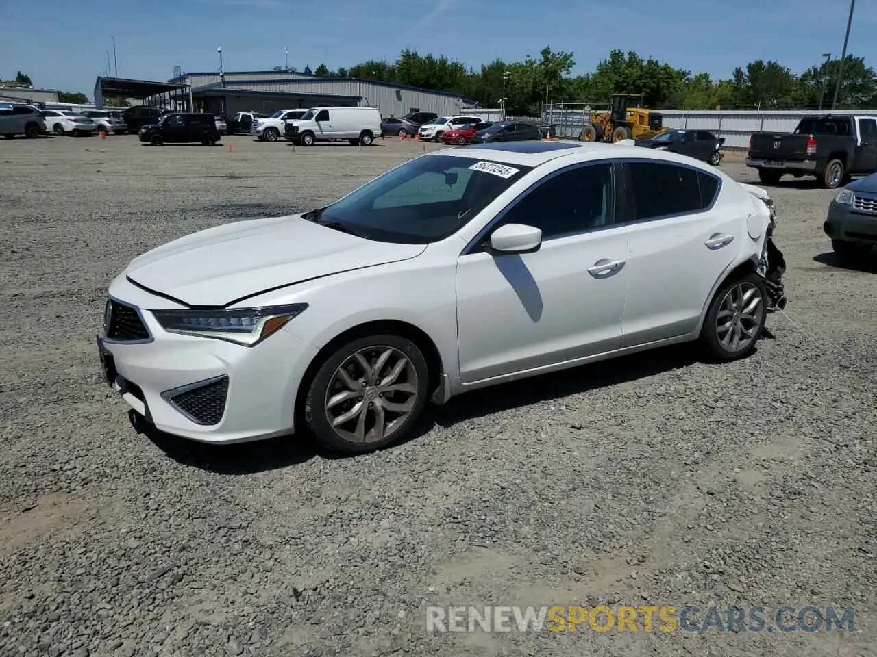 1 Photograph of a damaged car 19UDE2F34MA011438 ACURA ILX 2021