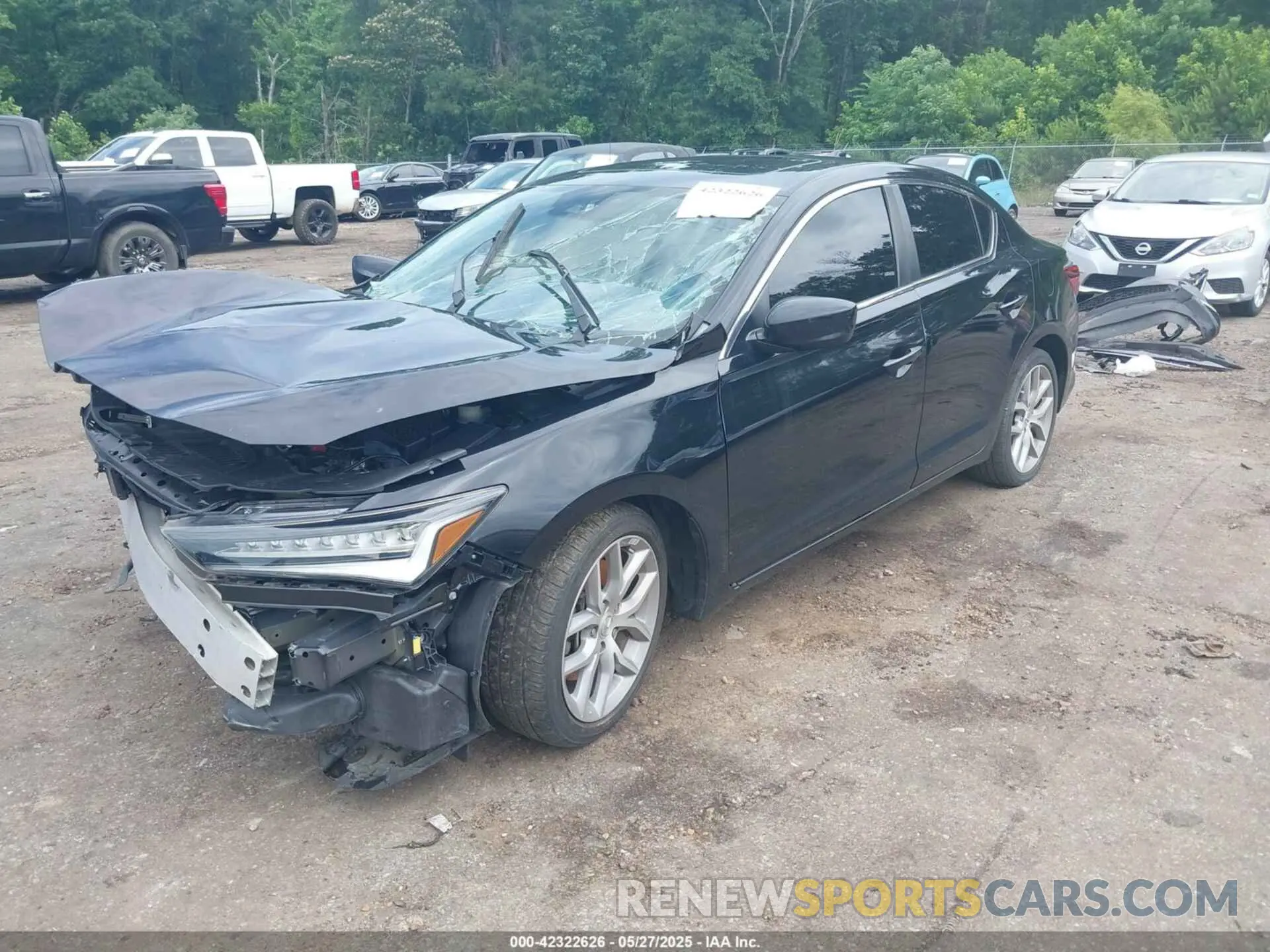 2 Photograph of a damaged car 19UDE2F36MA000327 ACURA ILX 2021