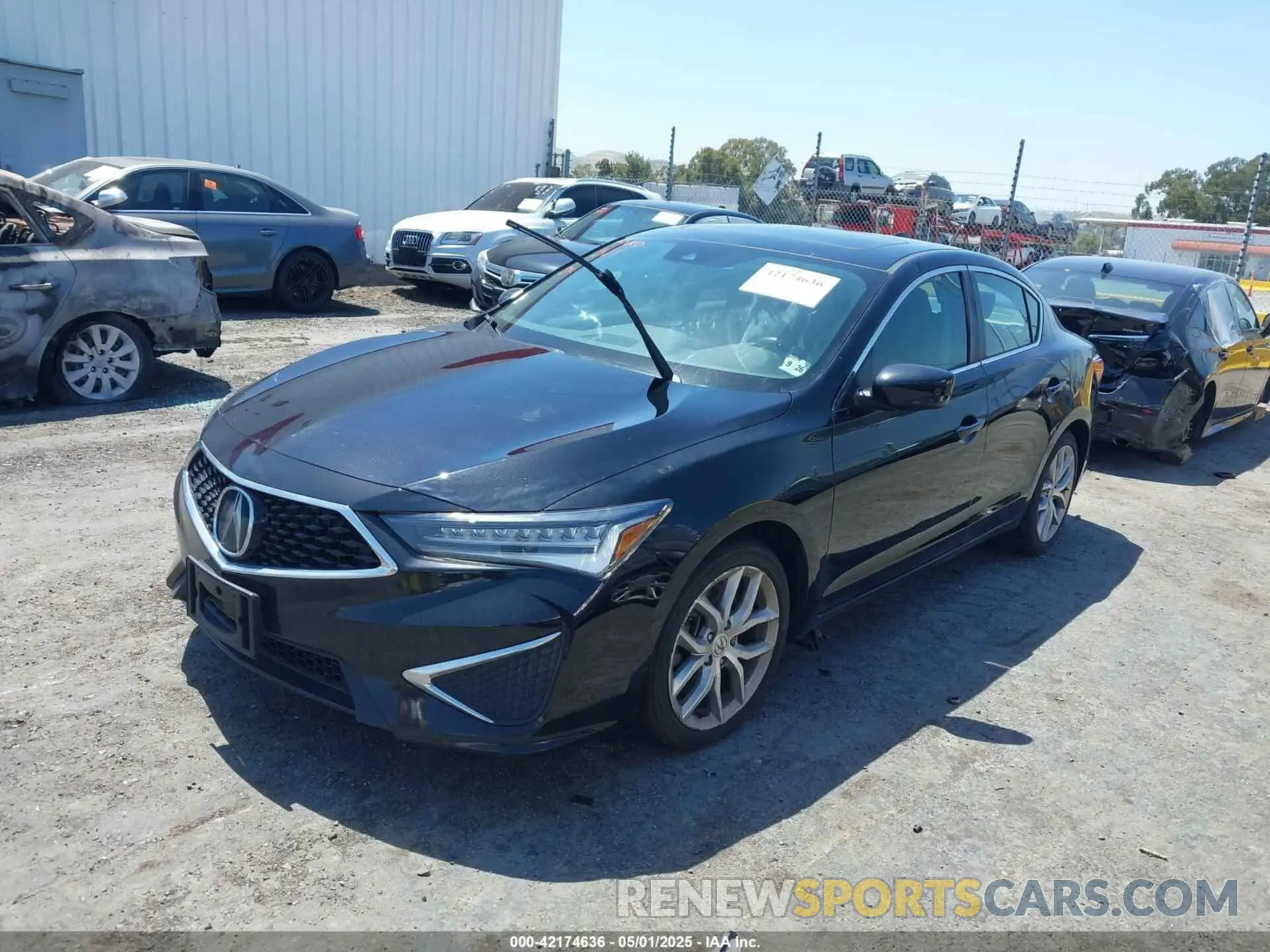2 Photograph of a damaged car 19UDE2F36MA004345 ACURA ILX 2021