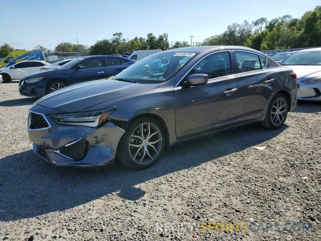 1 Photograph of a damaged car 19UDE2F70MA007017 ACURA ILX 2021