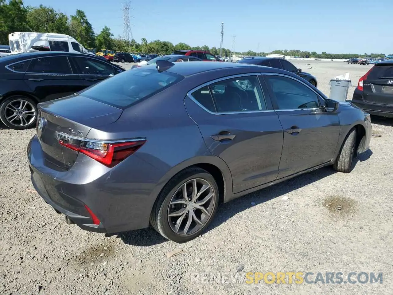 3 Photograph of a damaged car 19UDE2F70MA007017 ACURA ILX 2021