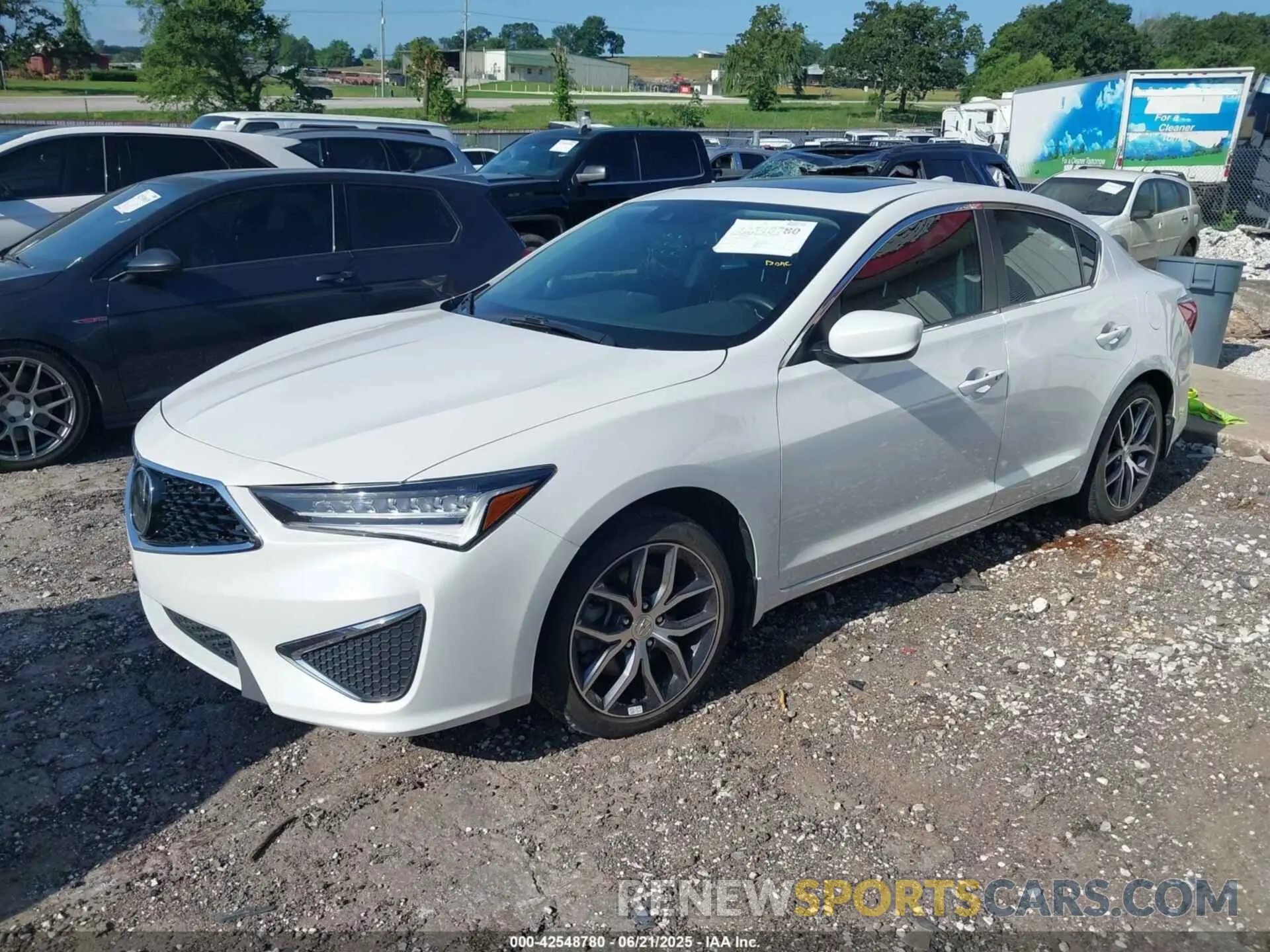 2 Photograph of a damaged car 19UDE2F73MA007352 ACURA ILX 2021