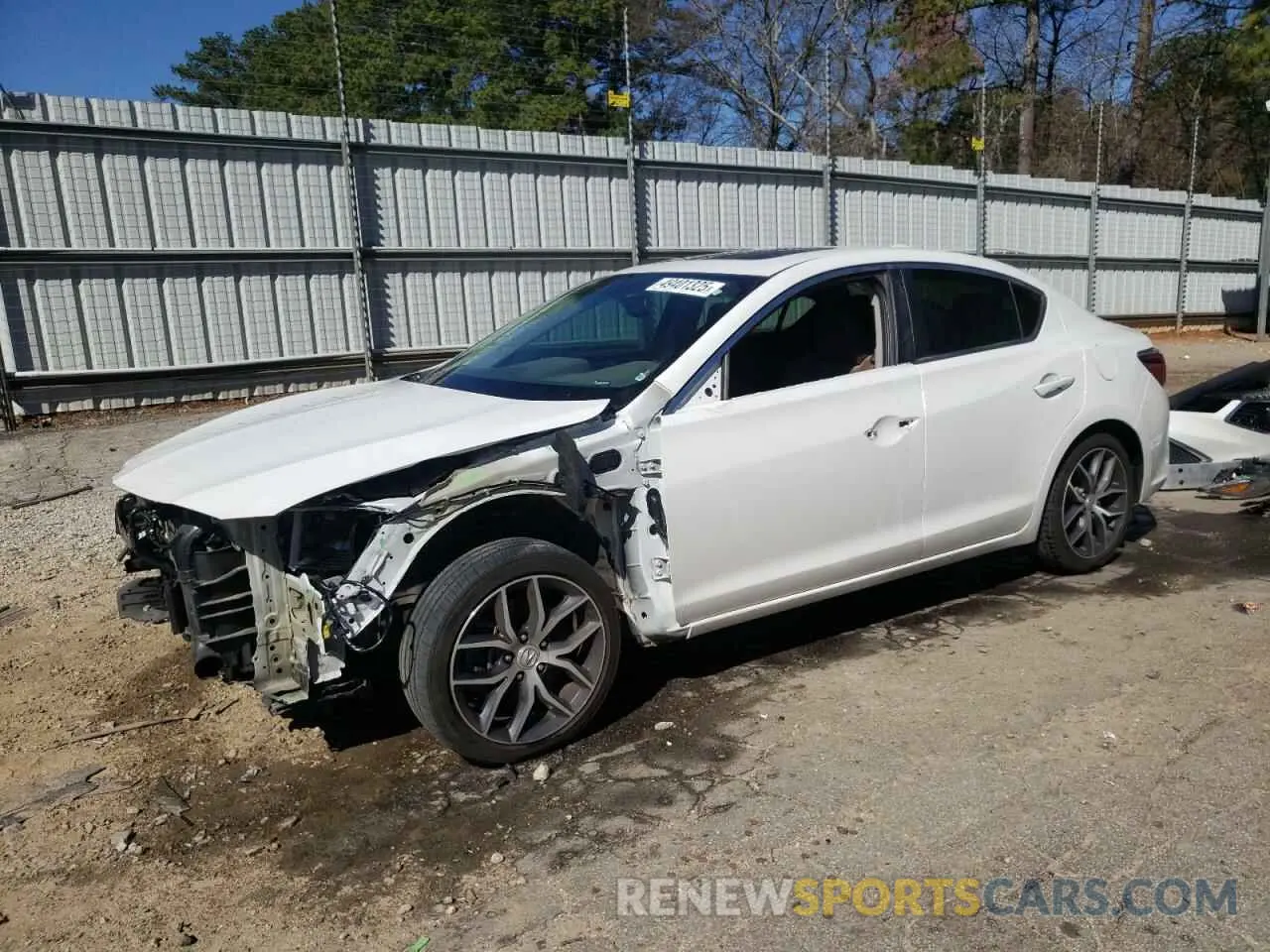 1 Photograph of a damaged car 19UDE2F74MA001124 ACURA ILX 2021