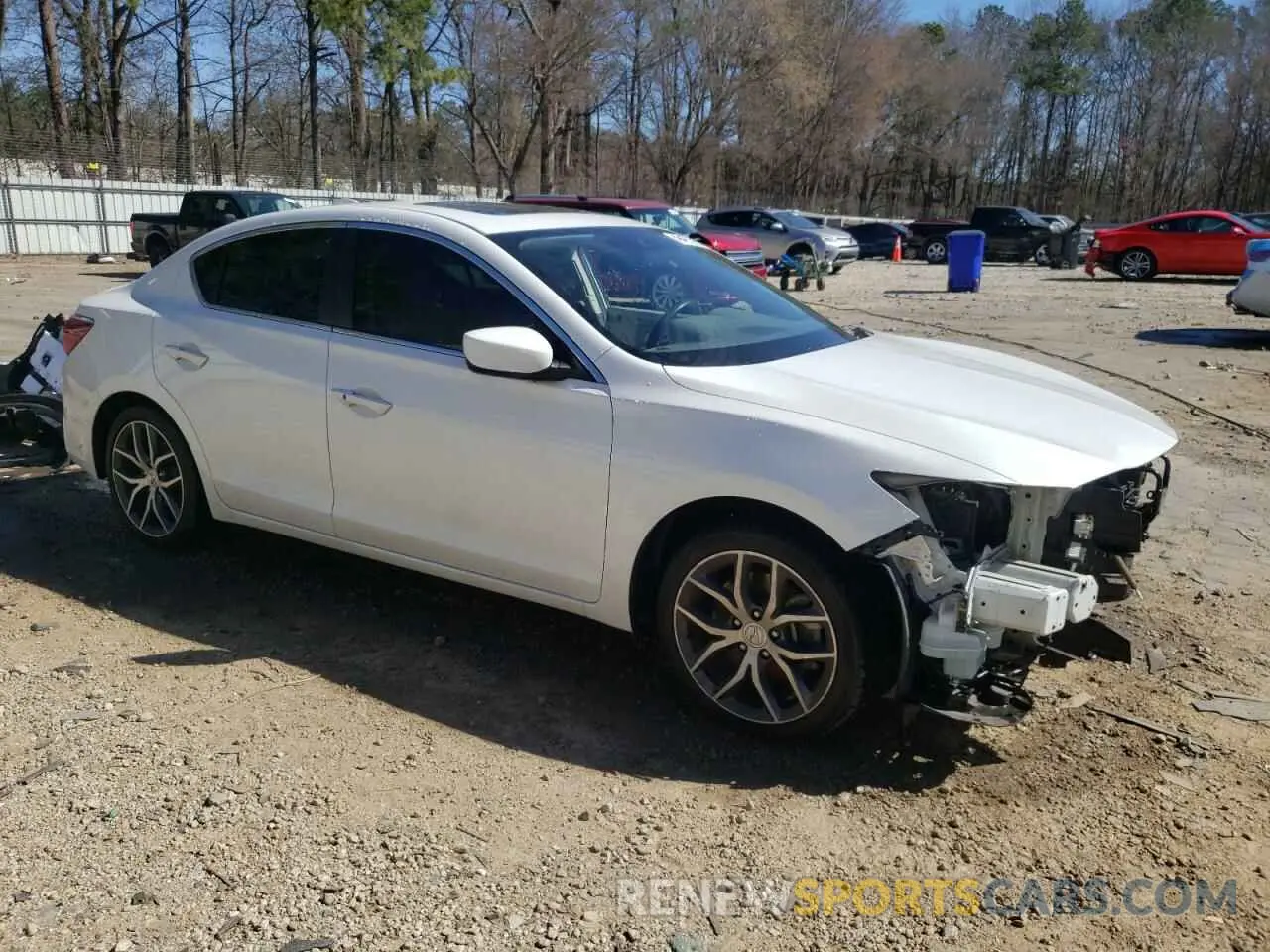 4 Photograph of a damaged car 19UDE2F74MA001124 ACURA ILX 2021