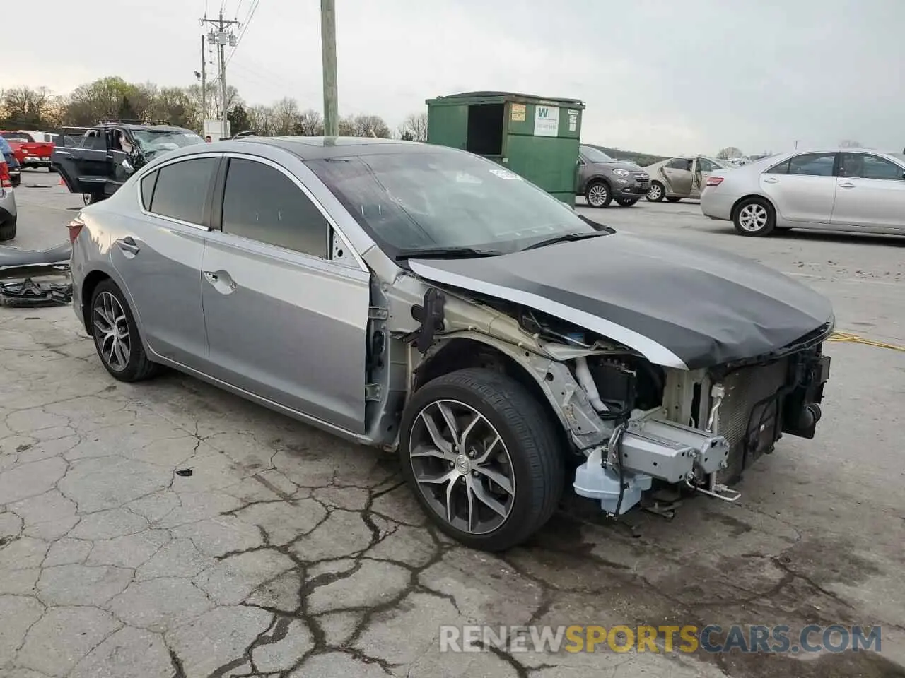 4 Photograph of a damaged car 19UDE2F74MA003343 ACURA ILX 2021