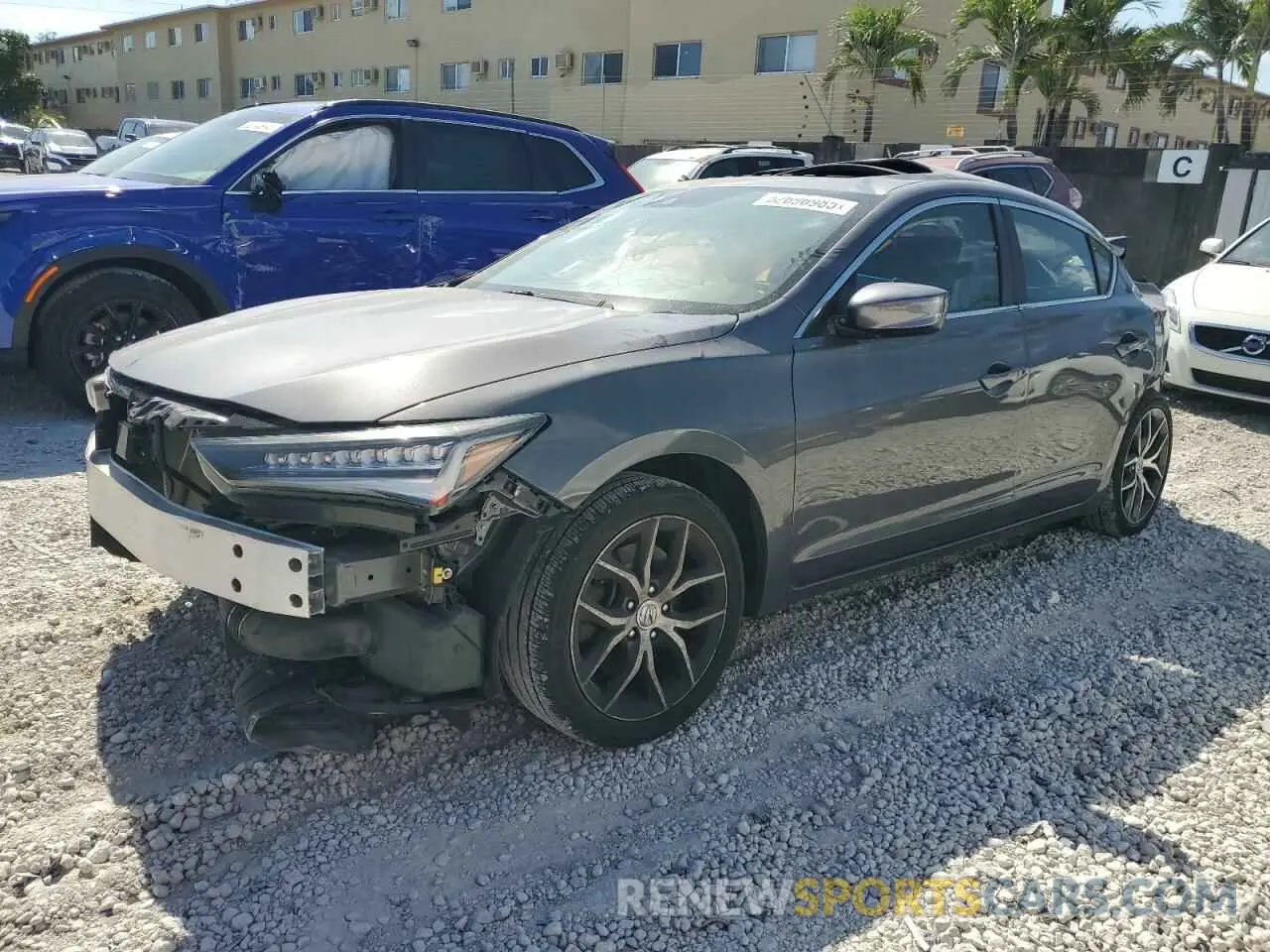 1 Photograph of a damaged car 19UDE2F76MA003618 ACURA ILX 2021
