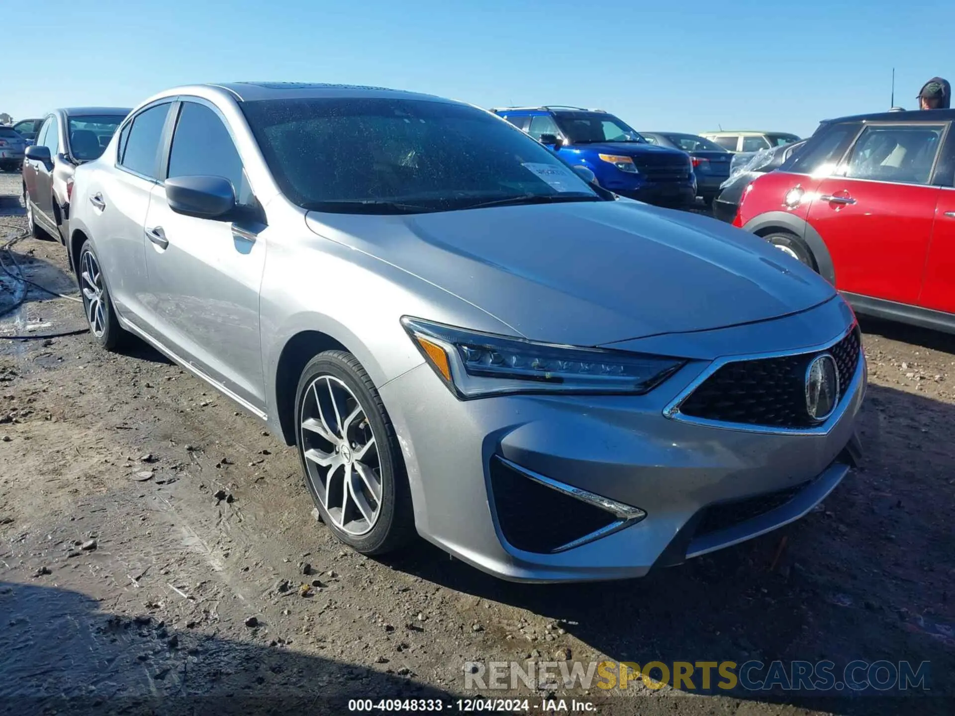 1 Photograph of a damaged car 19UDE2F77MA002431 ACURA ILX 2021