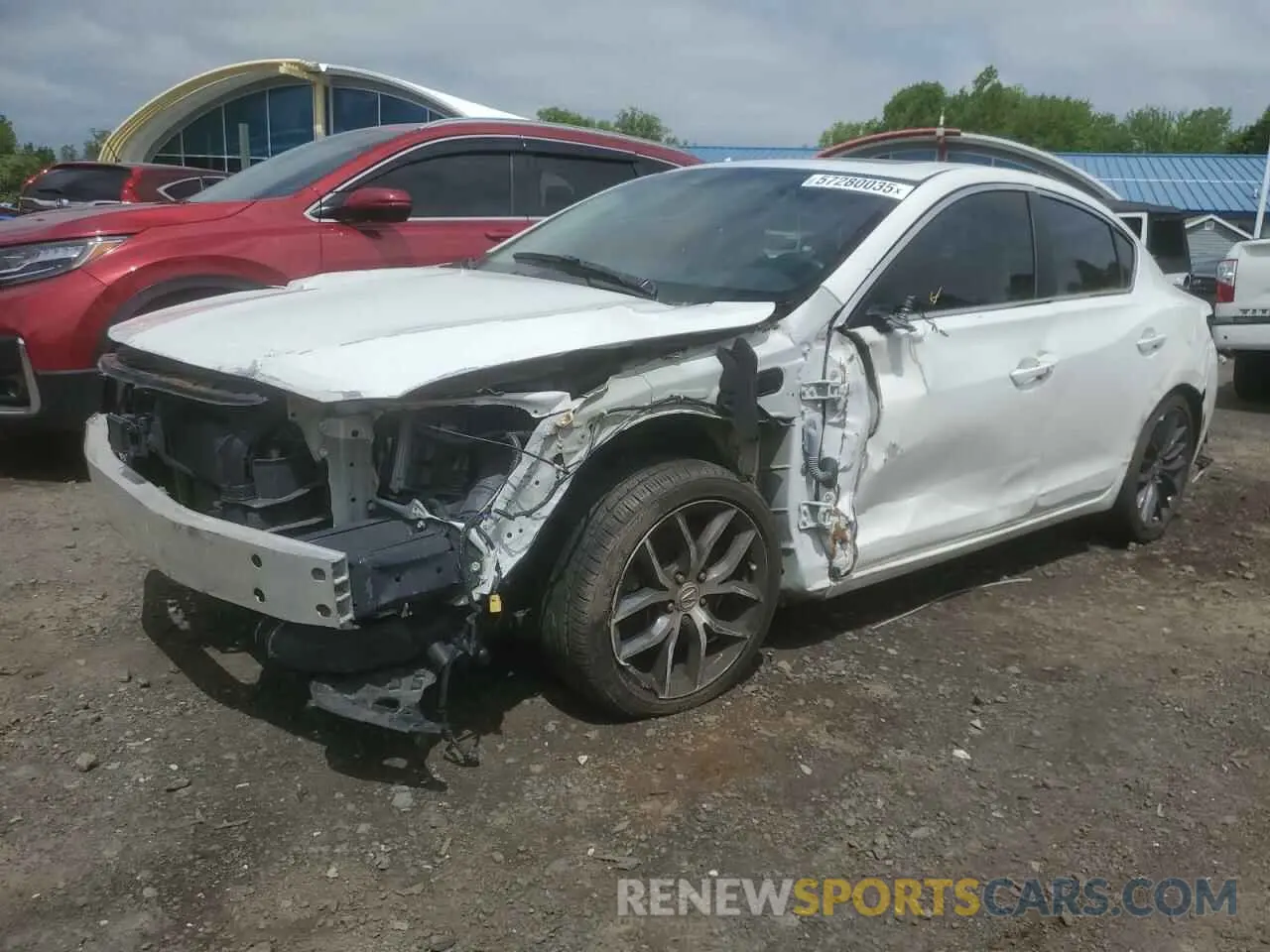 1 Photograph of a damaged car 19UDE2F79MA011129 ACURA ILX 2021
