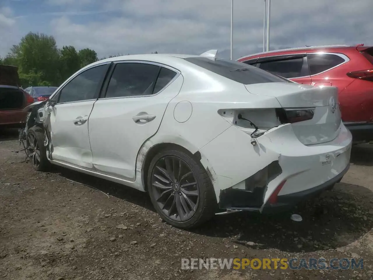 2 Photograph of a damaged car 19UDE2F79MA011129 ACURA ILX 2021