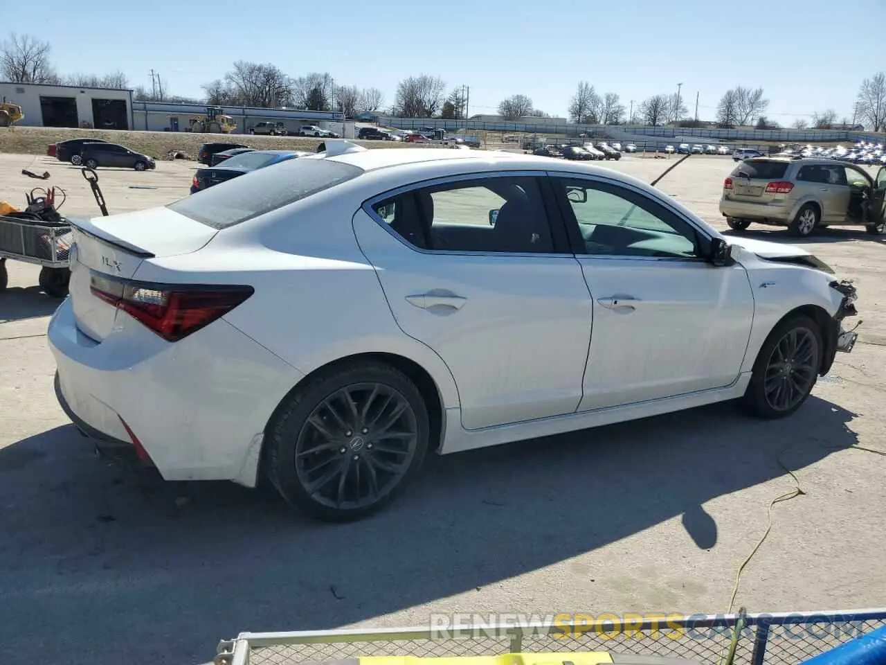 3 Photograph of a damaged car 19UDE2F80MA006720 ACURA ILX 2021