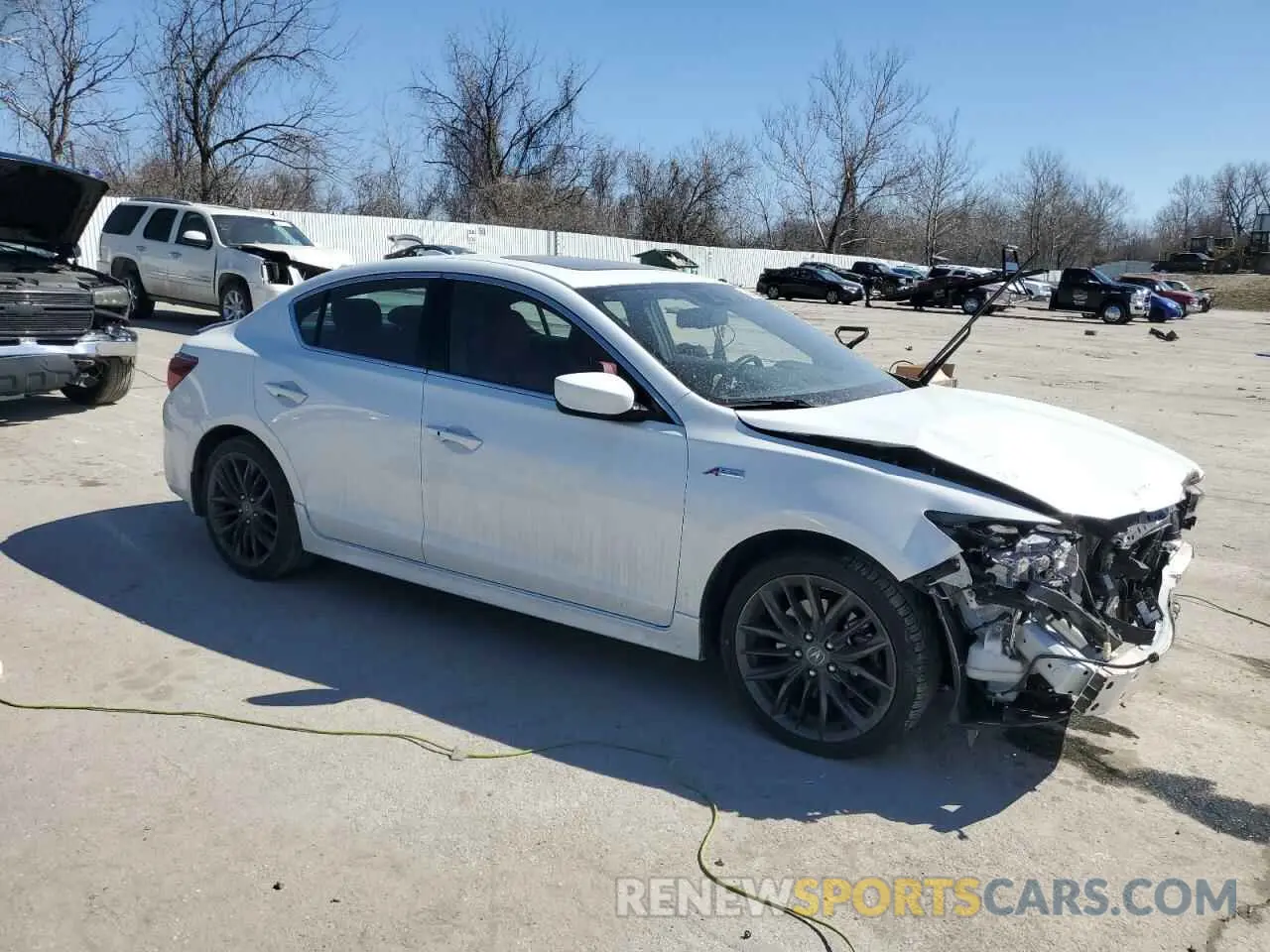 4 Photograph of a damaged car 19UDE2F80MA006720 ACURA ILX 2021