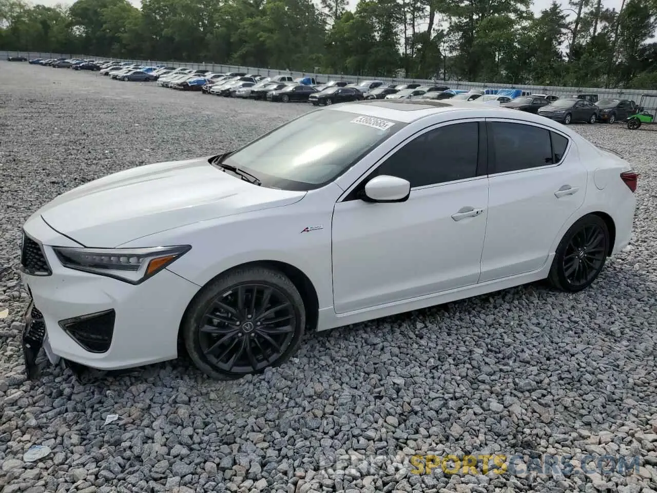 1 Photograph of a damaged car 19UDE2F82MA007870 ACURA ILX 2021
