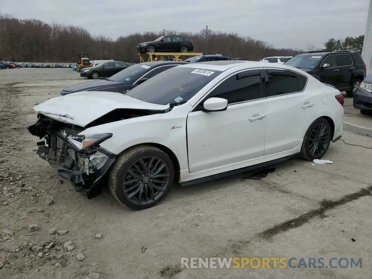 1 Photograph of a damaged car 19UDE2F83MA008591 ACURA ILX 2021
