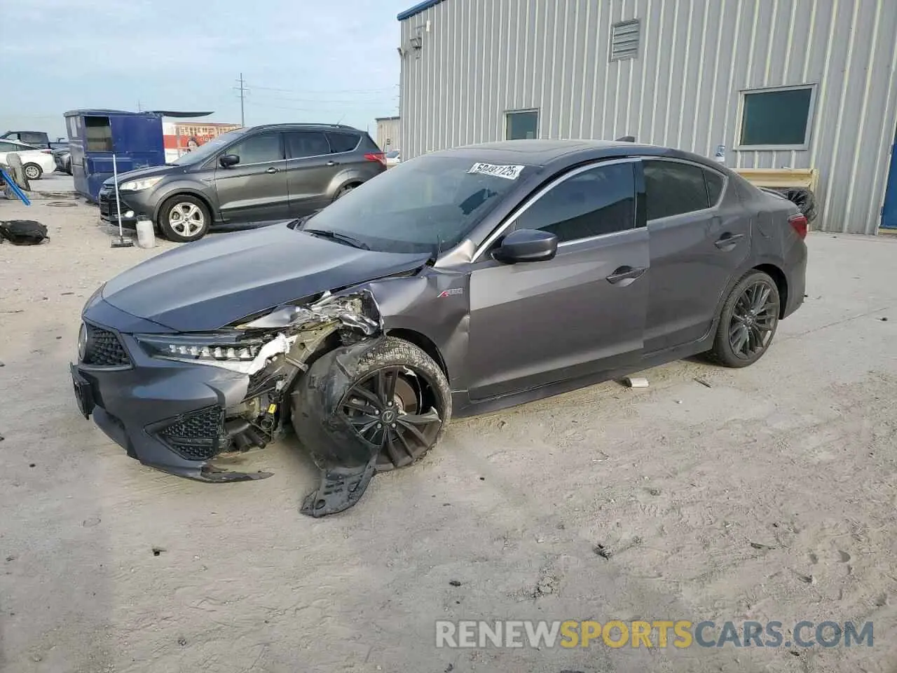 1 Photograph of a damaged car 19UDE2F84MA001732 ACURA ILX 2021
