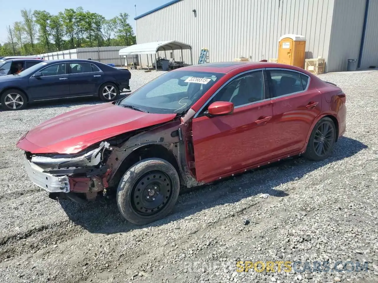 1 Photograph of a damaged car 19UDE2F86MA007659 ACURA ILX 2021
