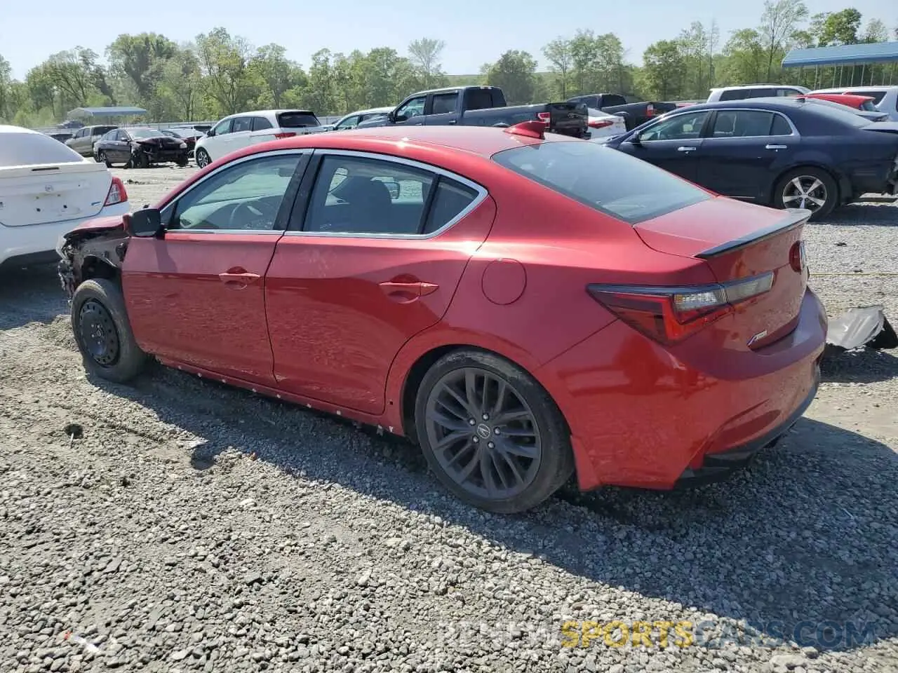 2 Photograph of a damaged car 19UDE2F86MA007659 ACURA ILX 2021