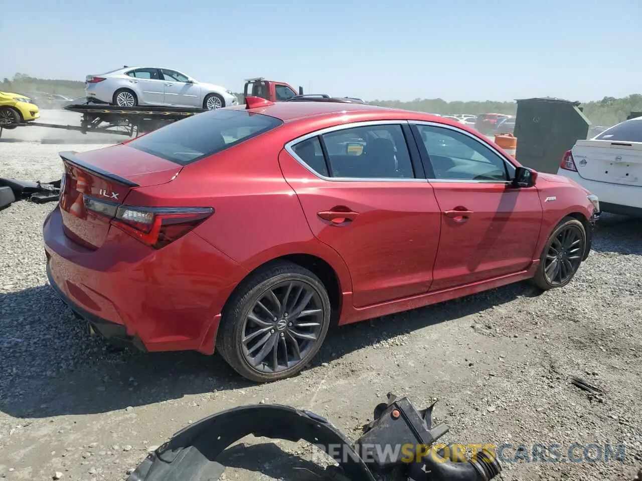 3 Photograph of a damaged car 19UDE2F86MA007659 ACURA ILX 2021