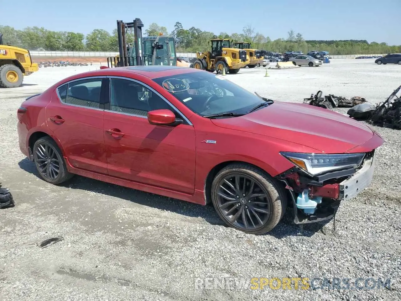 4 Photograph of a damaged car 19UDE2F86MA007659 ACURA ILX 2021