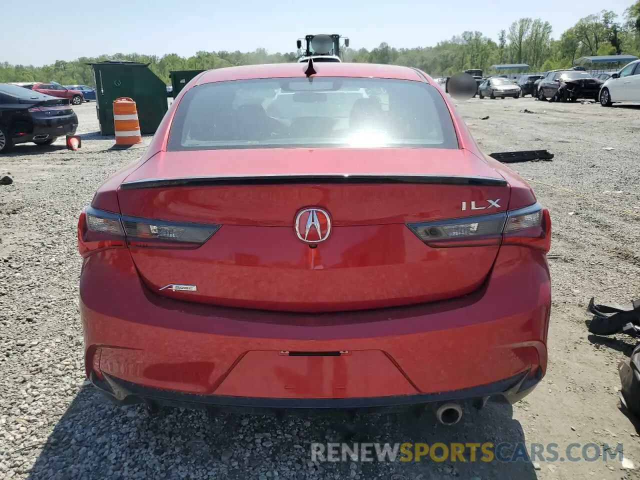 6 Photograph of a damaged car 19UDE2F86MA007659 ACURA ILX 2021