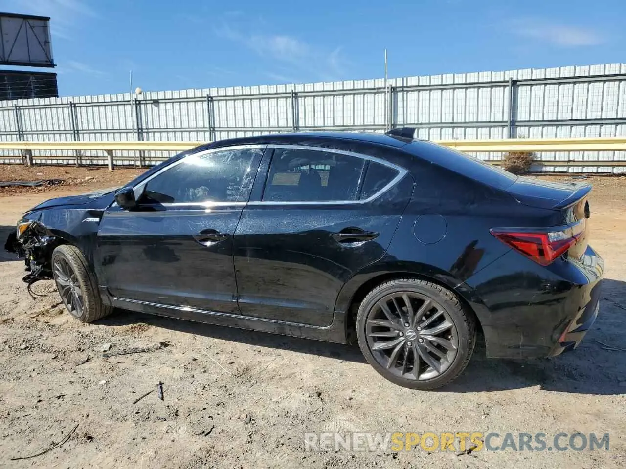 2 Photograph of a damaged car 19UDE2F87MA000283 ACURA ILX 2021
