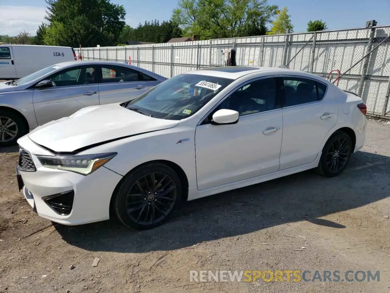 1 Photograph of a damaged car 19UDE2F87MA006567 ACURA ILX 2021