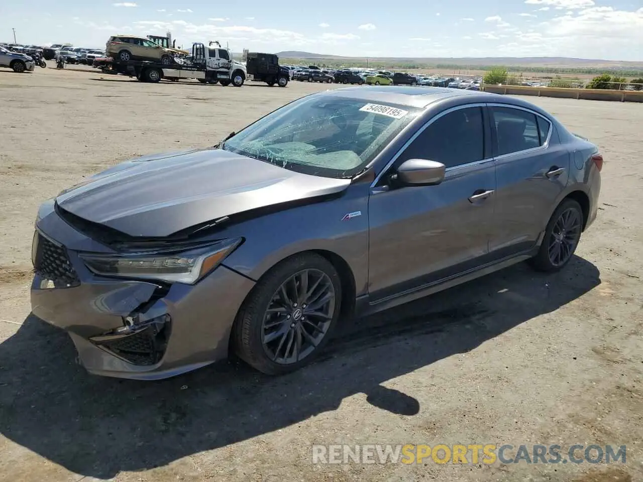 1 Photograph of a damaged car 19UDE2F87MA007637 ACURA ILX 2021