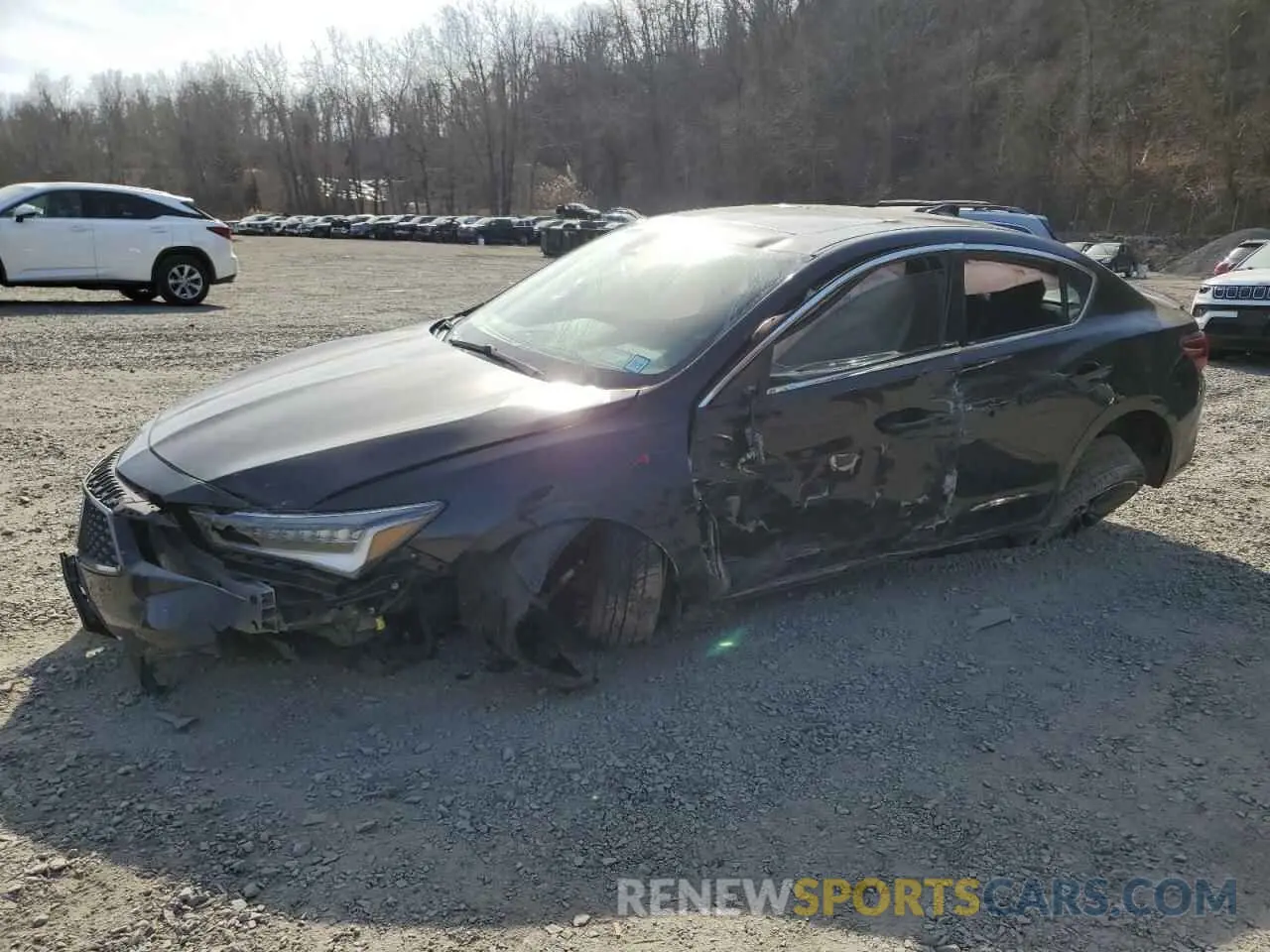 1 Photograph of a damaged car 19UDE2F88MA000244 ACURA ILX 2021