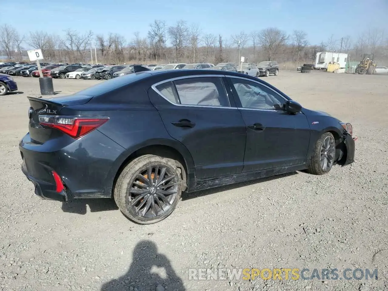 3 Photograph of a damaged car 19UDE2F88MA000244 ACURA ILX 2021
