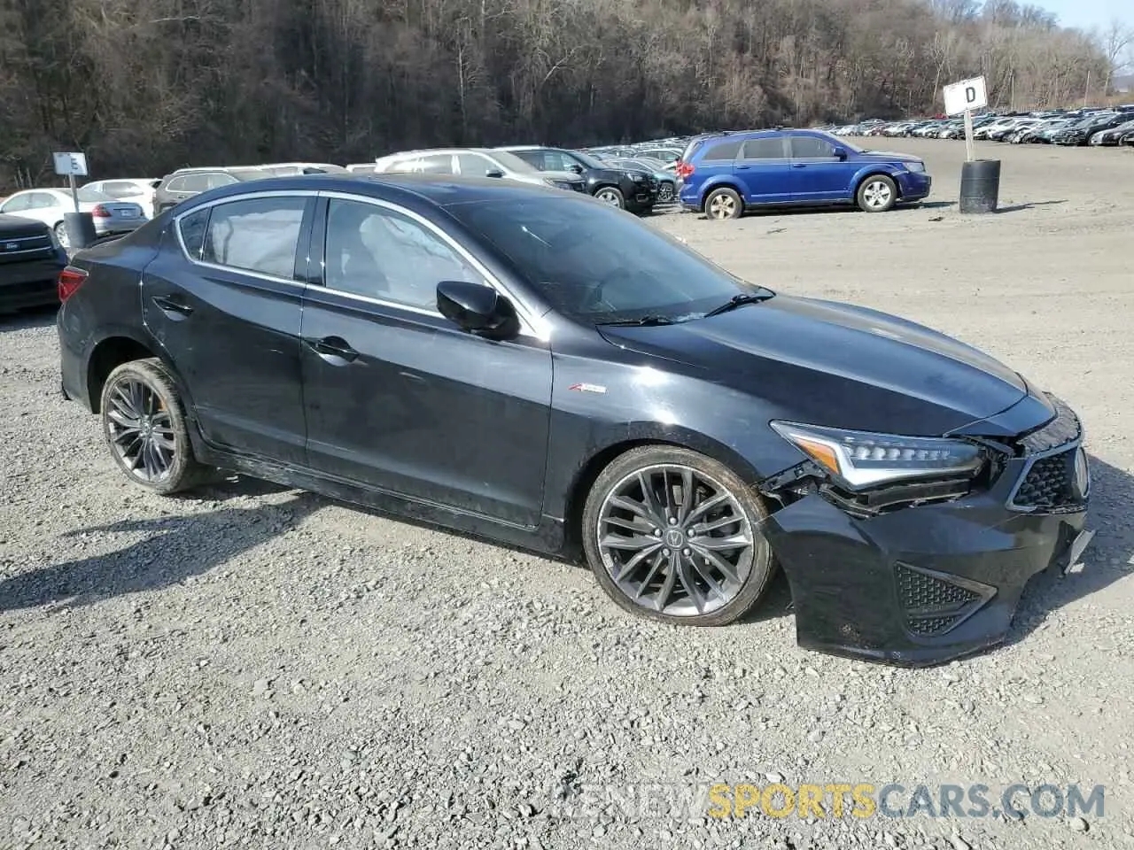 4 Photograph of a damaged car 19UDE2F88MA000244 ACURA ILX 2021