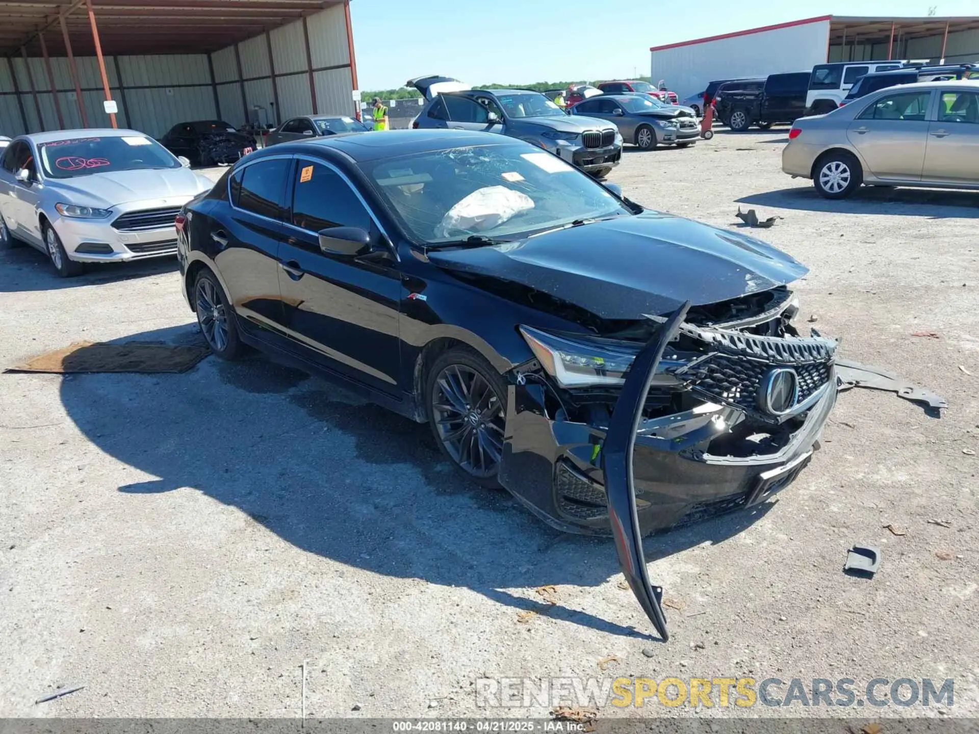 1 Photograph of a damaged car 19UDE2F88MA004942 ACURA ILX 2021