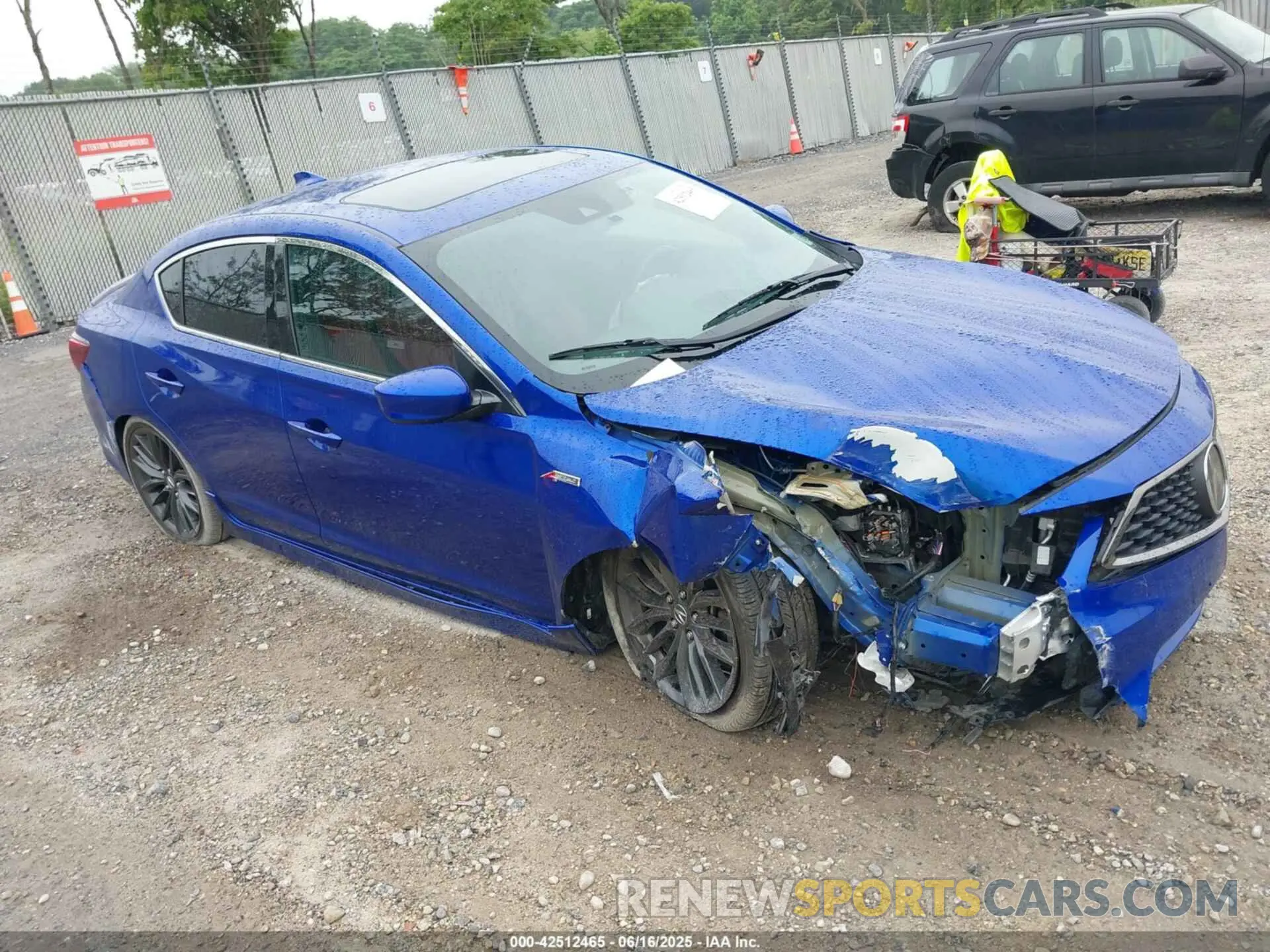 1 Photograph of a damaged car 19UDE2F89MA005226 ACURA ILX 2021